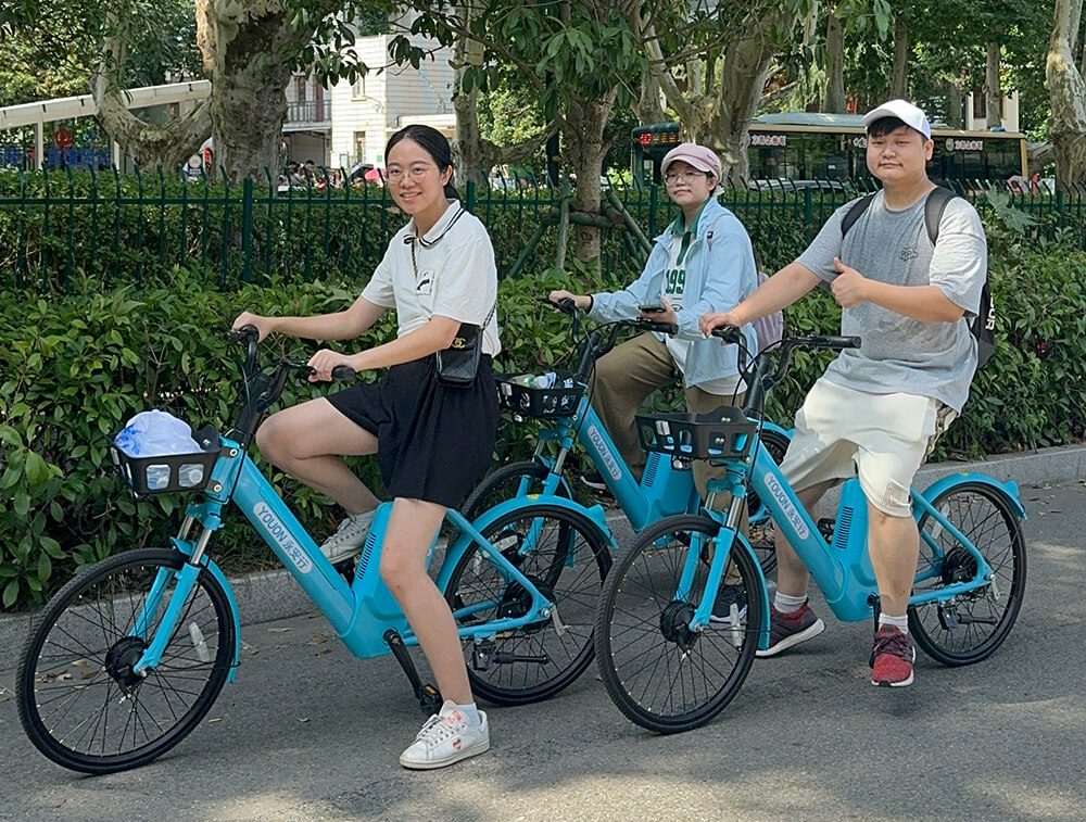 250輛氫能自行車投身南京鐘山風(fēng)景區(qū)0